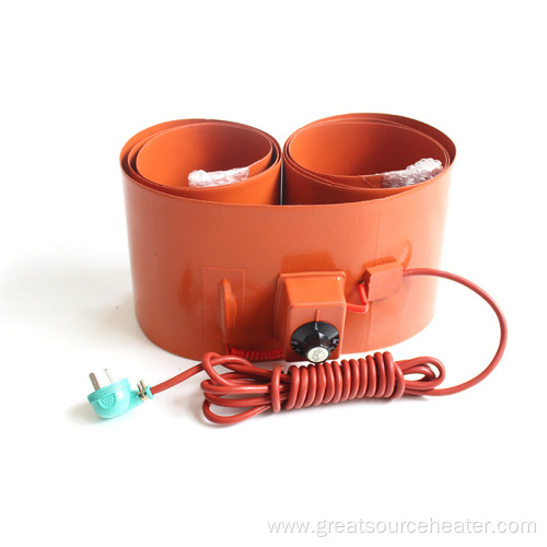 Silicone Heater Oil Drum Heater with Thermostat Controller